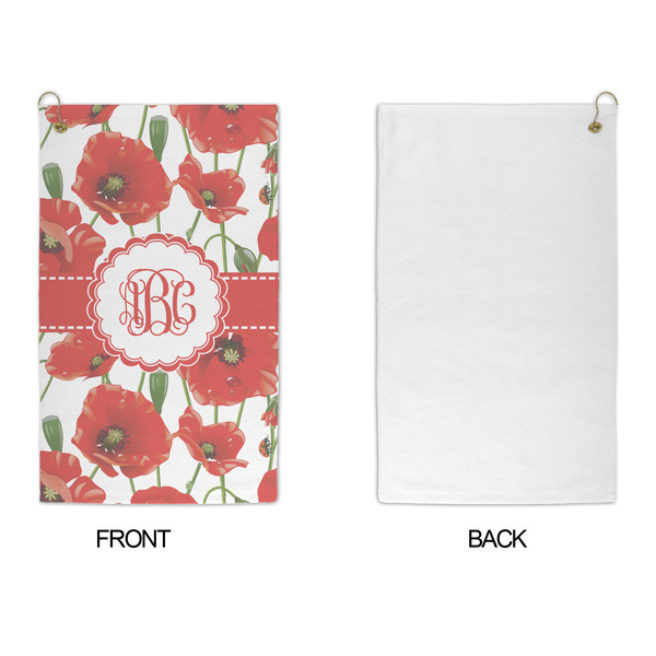 Poppies Microfiber Golf Towels - APPROVAL