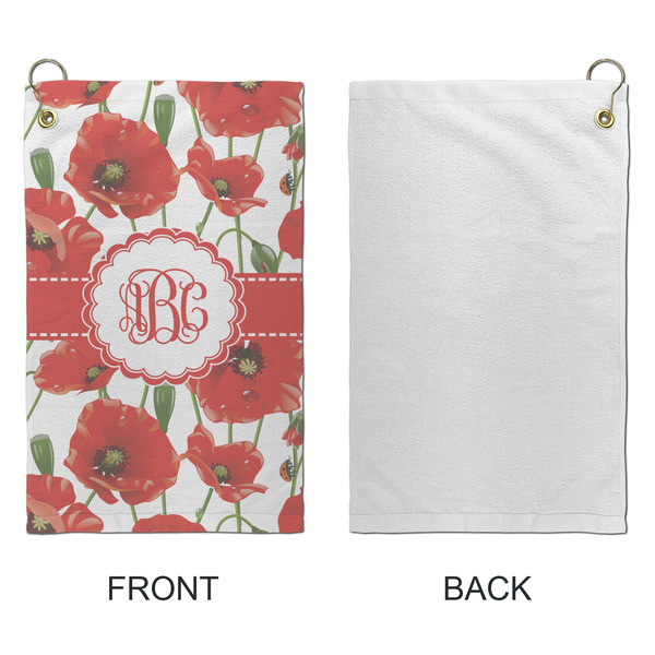Poppies Microfiber Golf Towels - Small - APPROVAL