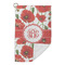Poppies Microfiber Golf Towels Small - FRONT FOLDED
