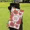 Poppies Microfiber Golf Towels - Small - LIFESTYLE