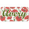 Poppies Mini/Bicycle License Plate (2 Holes) (Personalized)