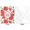 Poppies Minky Blanket - 50"x60" - Single Sided - Front & Back