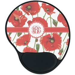 Poppies Mouse Pad with Wrist Support