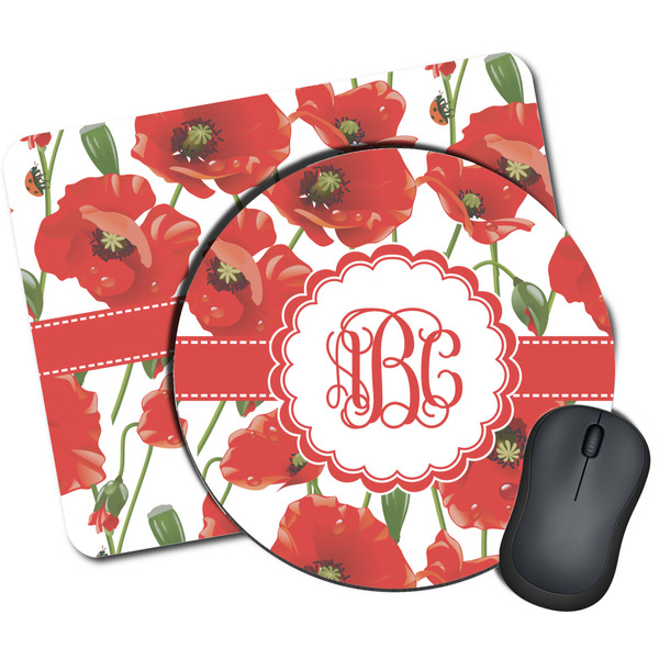 Custom Poppies Mouse Pad (Personalized)