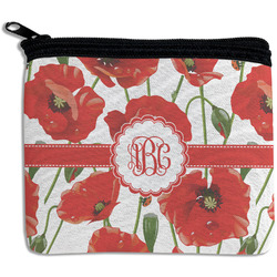 Poppies Rectangular Coin Purse (Personalized)