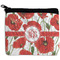 Poppies Neoprene Coin Purse - Front