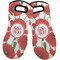 Poppies Neoprene Oven Mitts - Set of 2 w/ Monogram