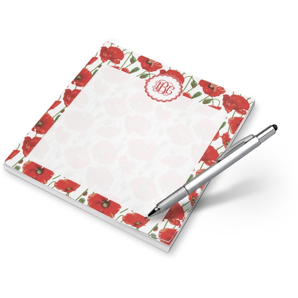 Custom Poppies Notepad (Personalized)
