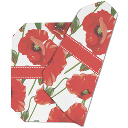 Poppies Dining Table Mat - Octagon (Double-Sided) w/ Monogram