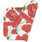 Poppies Octagon Placemat - Double Print (folded)