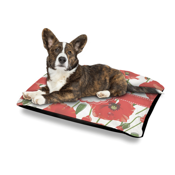 Poppies Outdoor Dog Beds - Medium - IN CONTEXT