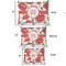 Poppies Outdoor Dog Beds - SIZE CHART