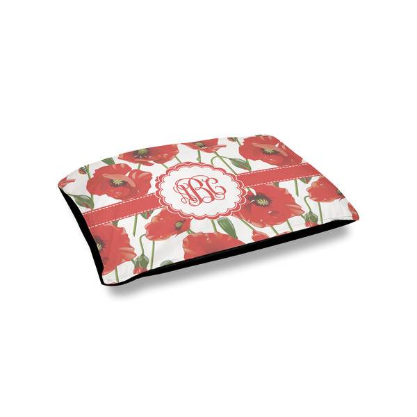 Custom Poppies Outdoor Dog Bed - Small (Personalized)