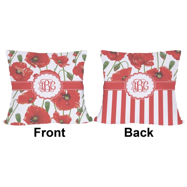 Poppies Outdoor Pillow - 18x18