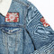 Poppies Patches Lifestyle Jean Jacket Detail