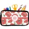 Poppies Neoprene Pencil Case - Small w/ Monogram