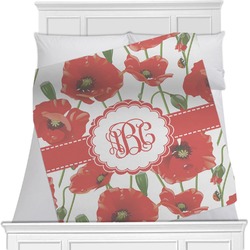 Poppies Minky Blanket (Personalized)