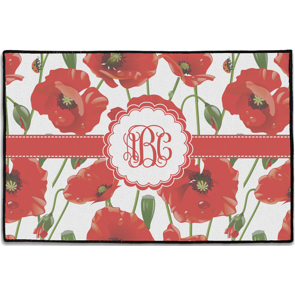 Poppies Personalized Door Mat - 36x24 (APPROVAL)