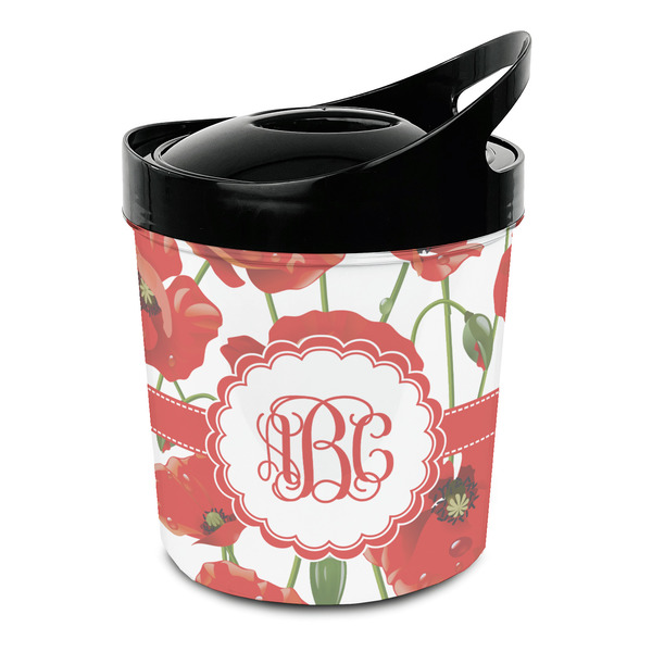 Custom Poppies Plastic Ice Bucket (Personalized)