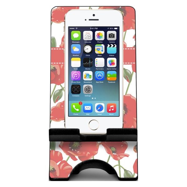 Poppies Phone Stand w/ Phone