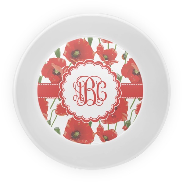 Poppies Melamine Bowl - Center
