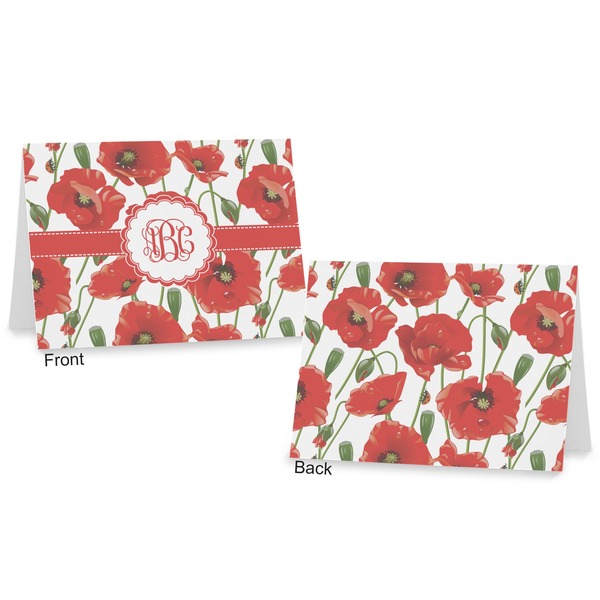Poppies Postcard - Front and Back