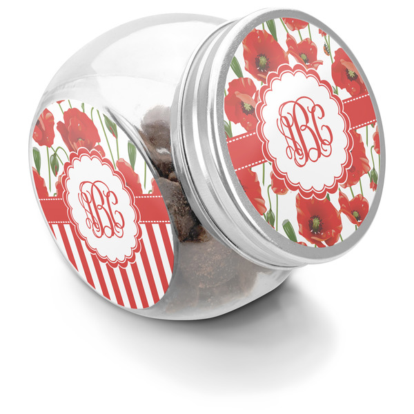Custom Poppies Puppy Treat Jar (Personalized)