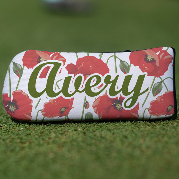 Custom Poppies Blade Putter Cover (Personalized)