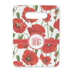Poppies Rectangular Trivet with Handle (Personalized)