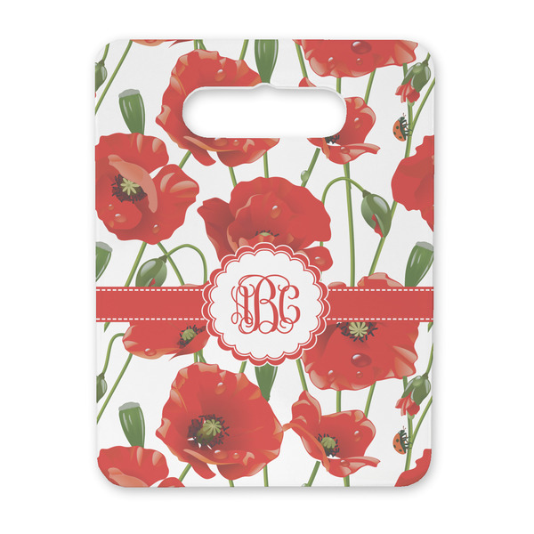 Custom Poppies Rectangular Trivet with Handle (Personalized)