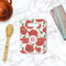 Poppies Rectangle Trivet with Handle - LIFESTYLE