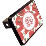 Poppies Rectangular Trailer Hitch Cover - 2" (Personalized)