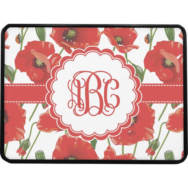 Poppies Rectangular Car Hitch Cover w/ FRP Insert (Select Size)