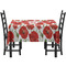 Poppies Rectangular Tablecloths - Side View