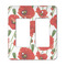 Poppies Rocker Light Switch Covers - Double - MAIN