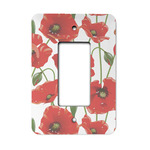 Poppies Rocker Style Light Switch Cover