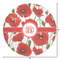 Poppies Round Area Rug - Size