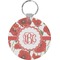 Poppies Round Keychain (Personalized)