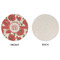 Poppies Round Linen Placemats - APPROVAL (single sided)