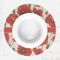 Poppies Round Linen Placemats - LIFESTYLE (single)