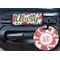 Poppies Round Luggage Tag & Handle Wrap - In Context