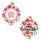 Poppies Round Pet ID Tag - Large - Approval