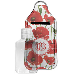 Poppies Hand Sanitizer & Keychain Holder - Large (Personalized)