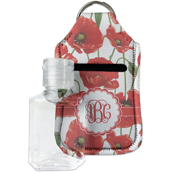 Custom Poppies Hand Sanitizer & Keychain Holder - Small (Personalized)