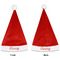 Poppies Santa Hats - Front and Back (Double Sided Print) APPROVAL