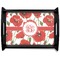 Poppies Serving Tray Black Large - Main