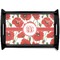 Poppies Serving Tray Black Small - Main