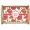 Poppies Natural Wooden Tray - Small (Personalized)