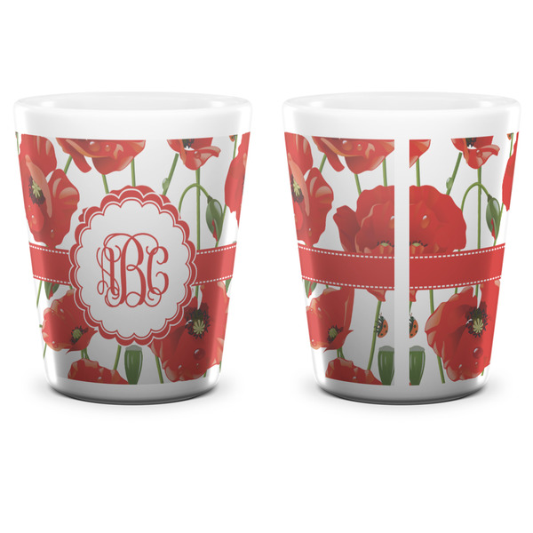 Poppies Shot Glass - White - APPROVAL