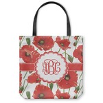 Poppies Canvas Tote Bag (Personalized)